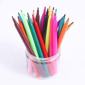 Marcadores de pintura de colores brillantes Foska, bolígrafos de pintura lavables de punta fina de 12 colores Premium con bolsa de PVC duradera y conveniente - Product Image 5