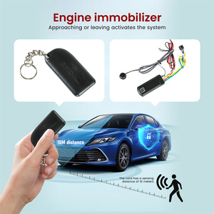 Auto Buzzer Auto sistema di allarme motore Rfid blocco accensione unidirebile allarme antifurto remoto immobilizzatore Auto - Product Image 2