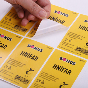 Low MOQ Private Adhesive <strong>Sticky</strong> Paper <strong>Label</strong> Manufacturers for Customized - Product Image 1