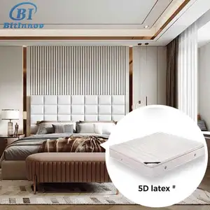 Bitinnov 5D Latex 200*180*25cm Free Sample Luxury hotel natural latex mattress price in pakistan