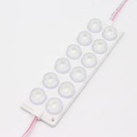 Module lumineux LED latéral de haute qualité SMD2835 12 puces bleu/jaune super luminosité extérieur étanche IP65 boîte lumineuse DC12V/24V