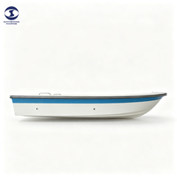 Bateau de pêche sportive en fibre de verre renforcée FRP, console centrale, coque en V profond, embarcation de pêche côtière et en haute mer avec homologation CE