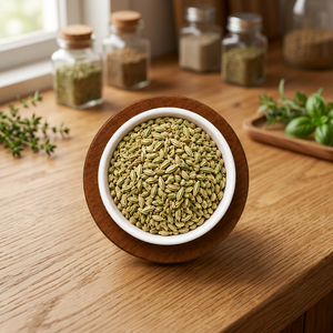 Graines de fenouil vertes naturelles entières, épice aromatique en vrac de qualité alimentaire pour assaisonnement, pâtisserie, cuisine et transformation alimentaire - Product Image 2