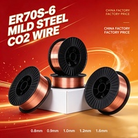 Fil de soudage MIG 0,9 mm 1,0 mm ER70S-6 5 kg 15 kg, fil de soudage solide en acier doux, protégé par du gaz CO2, AWS A5.18, fabriqué en Chine