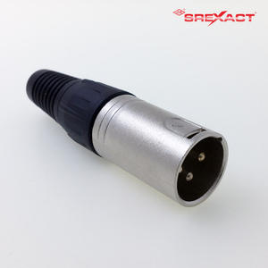 Conector XLR negro con material de contacto de latón - Product Image 6