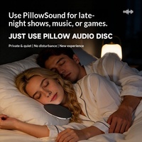 Disque sonore portable pour le sommeil avec bruit blanc et fonction Pillowtop, appareil compact relaxant pour les dormeurs latéraux, utilisation à domicile et en voyage