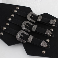 Ceinture en métal élastique pour femmes avec boucle en D et cuivre, longueur 60-80 cm - Ceinture de robe rétro tendance