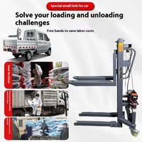 Nouveau transpalette élévateur portable détachable 300 kg 1,6 m pour l'éclairage de scène et les enceintes, idéal pour le chargement et le déchargement de marchandises sur minivan