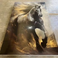 Panneau mural décoratif intérieur en PVC effet marbre, 10x4 pieds, épaisseur 3mm, recyclable, imperméable, résistant aux UV, pour la peinture artistique