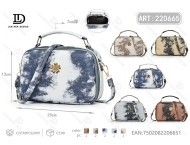 Borsa a Tracolla da Donna in Microfibra Sintetica con Stampa e Tracolla Rimovibile per Uso Quotidiano - Product Image 1