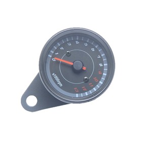 Tacómetro electrónico retro de 13000 rpm, medidor universal para motocicleta, carcasa negra de plástico ABS para actualización y reacondicionamiento - Product Image 5