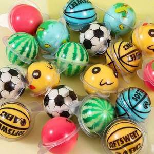 Produsen penjualan paling laris permen jam berisi permen karet pola sepak bola besar rasa buah Halal dan permen - Product Image 1