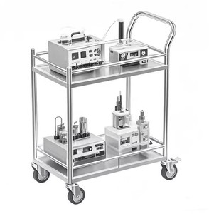 RVS 304/316 transportkar voor ziekenhuizen, scholen, laboratoria en tandheelkunde - Product Image 3