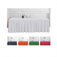 Nappe rectangulaire de style jupe, épaisse, anti-poussière, en polyester, faite à la main, pour usage domestique, de style européen et américain