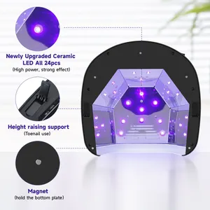 Cmnail P60 móng tay đèn cho cả hai tay có thể sạc lại UV LED Nail đèn chuyên nghiệp chân UV Nail máy sấy