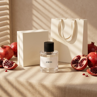 Vente en gros de flacons de parfum en verre transparent de haute qualité, 30 ml, 50 ml, 100 ml, flacons de parfum en verre vides personnalisables
