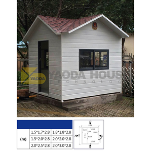 Maisons préfabriquées préfabriquées à faible coût <span class=keywords><strong>police</strong></span> guérite <span class=keywords><strong>de</strong></span> sécurité salle <span class=keywords><strong>de</strong></span> garde - Product Image 2