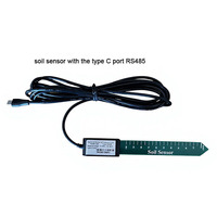Capteur d'humidité du sol capacitif longue portée RS485 0-3V, GPRS, LORA, LORAWAN, WIFI, IP68, Hygromètre thermique du sol
