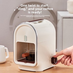 Cafetera Pequeña, Cafetera Italiana Semiautomática para el Hogar y la Oficina, Cafetera Todo en Uno, Cafetera Americana Manual con Café Recién Molido, Regalo Universal - Product Image 2