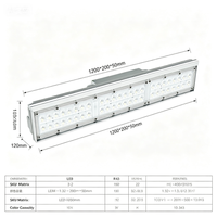 Iluminación Deportiva LED Antideslumbrante de Aluminio Chino para Canchas de Tenis/Bádminton/Pickleball Interiores, Garantía de 3 Años, Luz Diurna de 6000K, 90