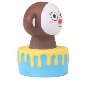 Monkey Shape Pu Fidget Toy Slow <b>Rebound</b> Stress Relief For Kids 5 To 7 Years Unisex - Product Image 3