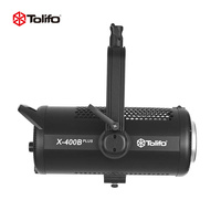 TOLIFO Photographie COB 400w X-400B Plus 2700-6500k Éclairage vidéo professionnel de studio, éclairage vidéo LED bicolore