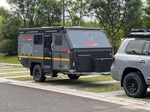 Mini-caravane légère en fibre de verre pour 2 à 4 personnes, capacité de couchage, charge utile pour la vente en gros - Product Image 2
