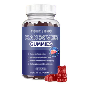 Oem kualitas baik mabuk Gummies <span class=keywords><strong>Liver</strong></span> <span class=keywords><strong>Detox</strong></span> Anti Hangover Gummies Label pribadi alkohol Relief hiber up Mies - Product Image 5