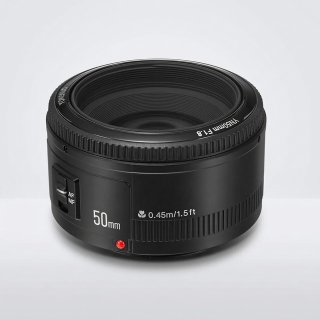 Top YONGNUO Lens Auto Focus YN 50mm F1.8 Lens for Canon DSLR Cameras YONGNUO YN EF 50 mm F/1.8 AF Lens Aperture for Canon Mount