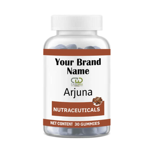 Gummies à l'extrait d'Arjuna sous marque privée, complément alimentaire à base de plantes, 30 ou 60 unités, fabricant OEM ODM pour marques - Product Image 1