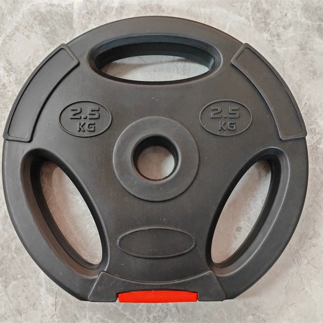 Barbell Weight Plates Cement Empty Concrete Barbell Plate Rubber Bumper Plate Cement Dumbbell