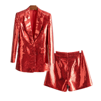 Bettergirl nouveauté femmes deux pièces ensembles de haute qualité femmes vêtements Offre Spéciale brillant Sexy robe à paillettes ensemble