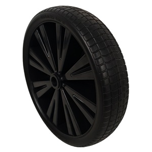 Roues en mousse PU 4.00-8 avec rayons en plastique solide pour chariot, poussette, kayak, yacht - Product Image 2