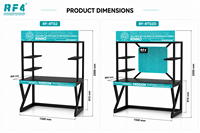 Banc de travail professionnel pour la réparation électronique RF4 RT02 RT02D, microscope numérique, écran LCD, caméra 5K, diffusion en direct, réparation de téléphones