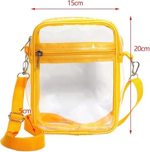 Velta Sigma Greek Sorority прозрачный ПВХ регулируемый ремешок Красный для сумки через плечо сумка через плечо-рекламный пластиковый пакет - Product Image 4