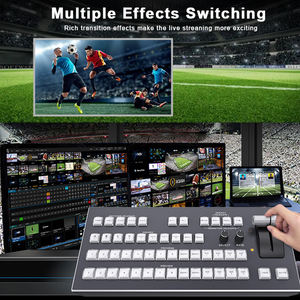 ATEM VMIX 스위처 키보드 TriCaster 라이브 제어판 KD50T 비디오 믹서 배전반 회의 시스템 오디오 배전반 - Product Image 3