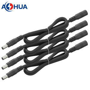 สายไฟกระแสตรง12V ปรับแต่งได้พร้อมตัวนำทองแดงฉนวนพีวีซี2-core 5.5*2.1 5.5*2.5มม. IP44 18 20 22 24AWG - Product Image 6