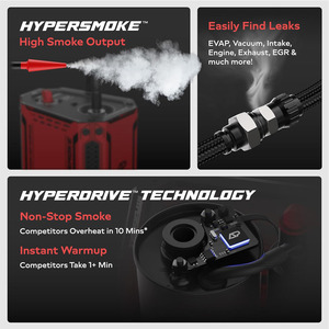 Detector de Fugas de Humo Automotriz, Juego de Herramientas para Mecánicos Automotrices, Máquina de Humo para Reparación de Evaporación, Máquina de Humo para Reparación Automotriz <span class=keywords><strong>Autoline</strong></span> Pro - Product Image 6