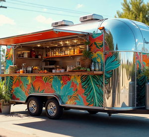Custom Size Street Mobile Kitchen Pizza Concession Bar Food Trailer Tacos Truck Restaurant Fast Food Cart Kiosk BBQ Food Truck - Product Image 2