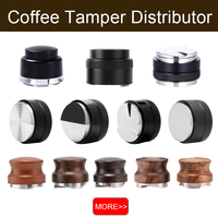 Distributeur de café Macaroon en acier inoxydable 304 pour lisser la poudre de café, niveleur de café