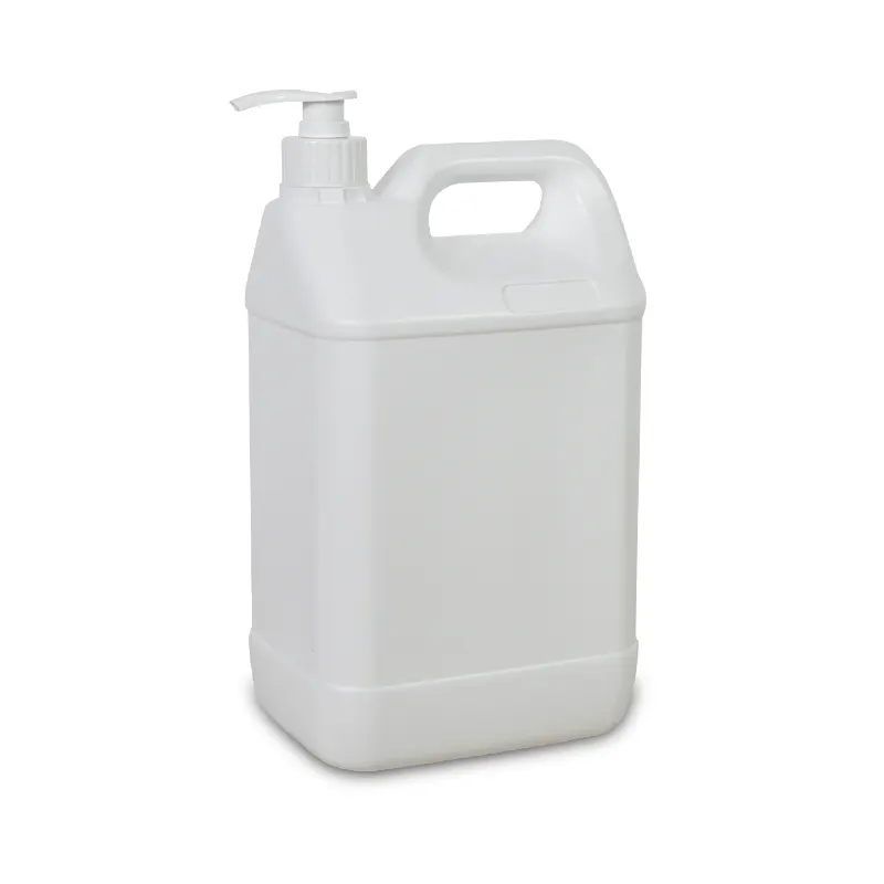 1L 2L 3L 4L 5L 6L 10L Plastic Jerry Kan Vierkante Plastic Fles Met Pomp Voor Handen Wassen Vloeistof