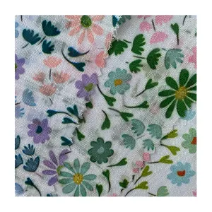 RIGU Textiles Floral Minky Types Tissu Polaire Bande D'impression Personnalisée