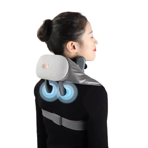 Masajeador de Cuello y Hombros con Calor para Tejido Profundo, Amasamiento Shiatsu, Elástico 3D, 6 Cabezales de Masaje Suaves, 2 Niveles - Product Image 1