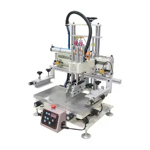 Goede Prijs Mini Screen Printer Apparatuur Semi-Automatische Zeefdruk Machine Met Vacuüm Werktafel Voor Vliegtuig Product