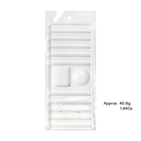 Support 2-en-1 pour pinceaux de nail art et palette, repose-stylo en silicone, support double forme, support de rangement en plastique pour stylos, outils pour perceuse à ongles et pinceaux