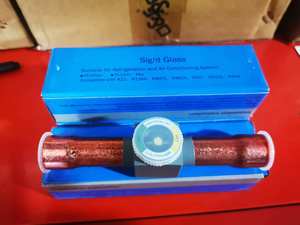 Смотровое стекло FSG из латуни для систем ОВКВ, для холодильных систем, под пайку, размеры 3/8, 1/2, 5/8, 7/8 дюйма, стандарт SAE, для контроля уровня масла - Product Image 5