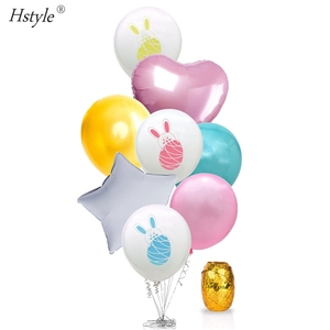 2024 feliz Pascua encantador conejo globo <span class=keywords><strong>aire</strong></span> Globos Pascua decoración Festival DIY hogar fiesta suministros niños favores SET-<span class=keywords><strong>99</strong></span> - Product Image 5