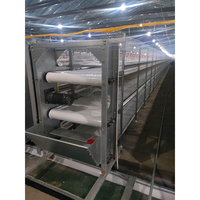 Équipement de cages automatiques pour poules pondeuses : Nouvelles cages avicoles automatiques à mailles de fil métallique cryptées et plus grossières