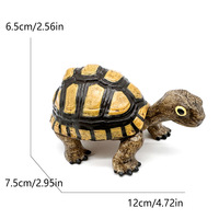 Modèles d'animaux amphibes et reptiles transfrontaliers : tortue, éléphant, tortue de mer en PVC – Jouets éducatifs cognitifs pour la petite enfance