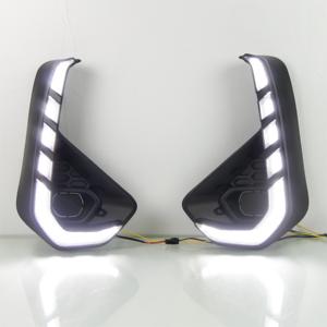 Nhà Máy LED Ban Ngày Chạy Ánh Sáng Cho 2024 Toyota <span class=keywords><strong>Hilux</strong></span> Revo DRL <span class=keywords><strong>2025</strong></span> <span class=keywords><strong>Hilux</strong></span> Xe Trắng Đèn Sương Mù Bìa Với Năng Động Tín Hiệu Lần Lượt - Product Image 1